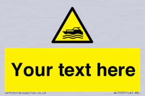 Custom Warning motorised watercraft